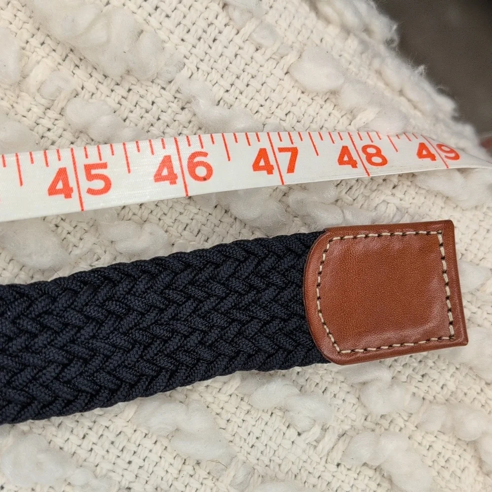 Ariat Men's Dark Blue Navy Woven Braided Belt 48